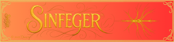 FRONTAL SINFEGER ROJO MP Marcapáginas Sinfeger colores