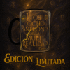 TAZA NEGRA 8 PANTEONES EDICION LIMITADA IZQUIERDA Taza Negra – Edición Limitada “Los Ocho Panteones de la Multi-Realidad”