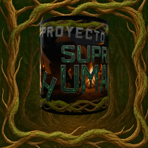 Taza negra – Proyecto Supra Humano