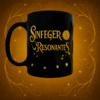 TAZA NEGRA RAZA SINFEGER RESONANTES IZQUIERDA Taza negra - Sinfeger Resonantes "Colección Razas"
