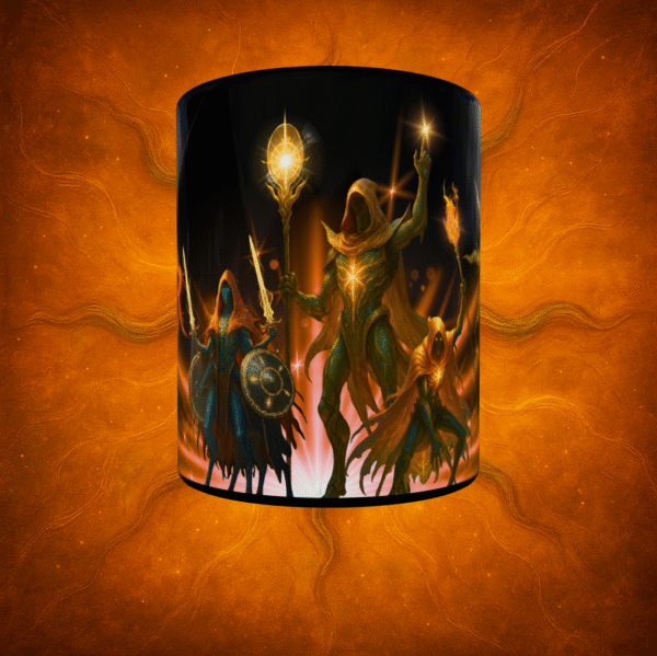 TAZA NEGRA RAZA VENILER CENTRO Taza negra – Veniler "Colección Razas"