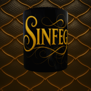 Taza negra Sinfeger - Taza