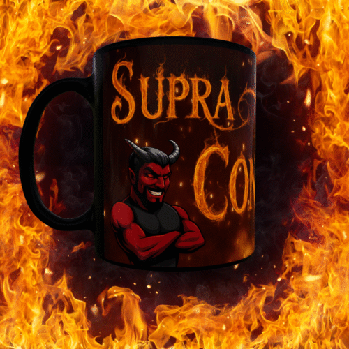 TAZA NEGRA SUPRA CONSCIENCIA IZQUIERDA Taza negra – Supra Consciencia