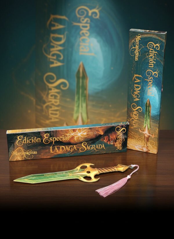 imagen caja marcapaginas daga sagrada 1 Marcapáginas Daga Sagrada "Edición Especial"