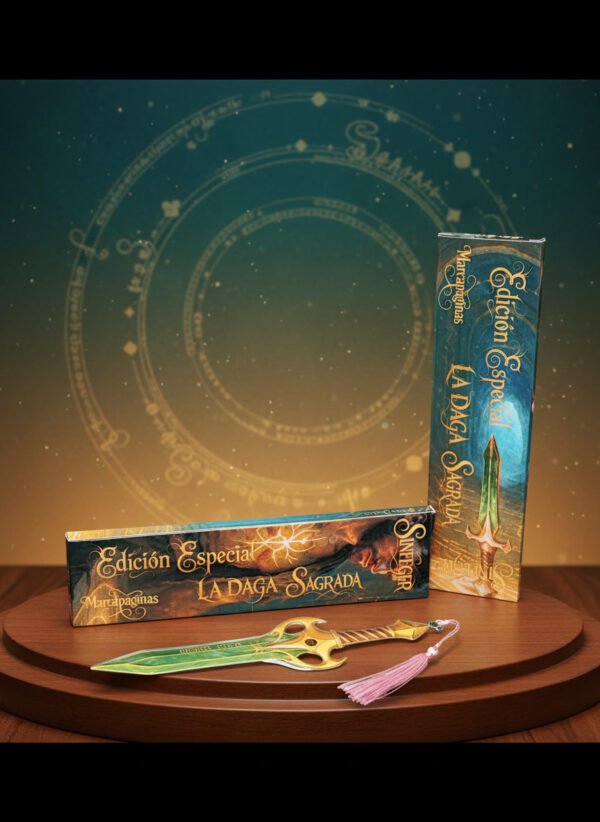 imagen caja marcapaginas daga sagrada 3 Marcapáginas Daga Sagrada "Edición Especial"