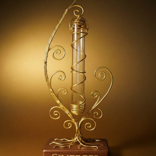 imagen vortice dorado portada Porta incienso Vórtice Dorado Almasir "Artesanal"